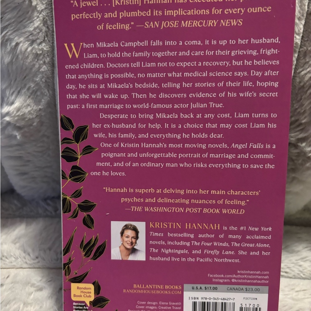 Angel Falls by Kristin Hannah Book - Picture 2 of 2